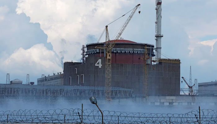 The Zaporizhzhia Nuclear Power Plant outside the Russian-controlled city of Enerhodar in the Zaporizhzhia region of Ukraine. Photo: Reuters