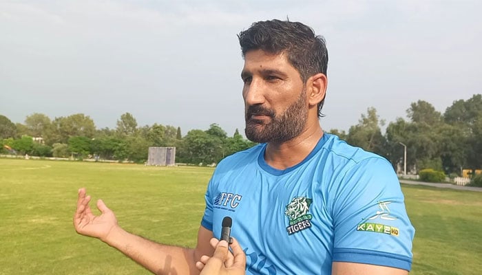 Sohail Tanvir speaking to Geo News. — Reporter