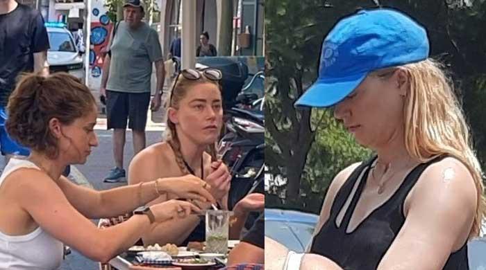 Amber Heard seen with a controversial Israeli journalist in Tel Aviv