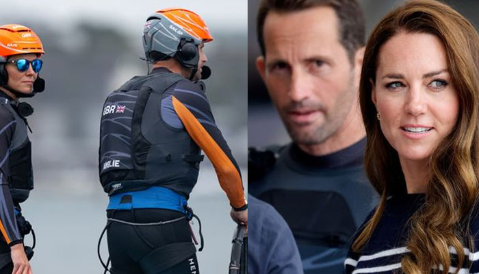 Kate Middleton looks fearless as Duchess joins high speed sailing race crew