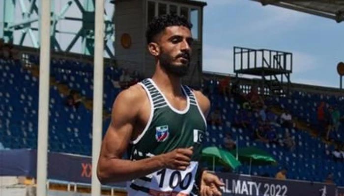Pakistan sprinter Mueed Baloch. — Twitter/File