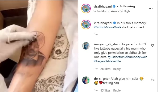 Drake and Sidhu Moose Wala’s tattoos have some connection?