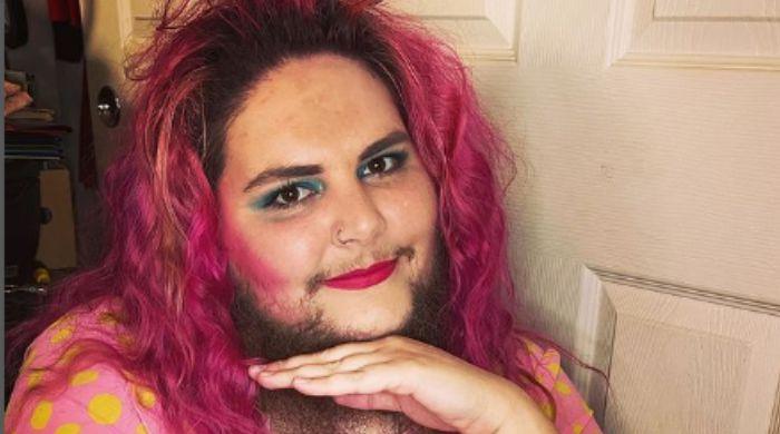 In pictures: Meet 'Dakota the bearded lady' who embraces facial hair confidently