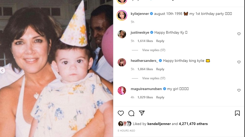 Kylie Jenner turns 25, shares priceless throwback photos