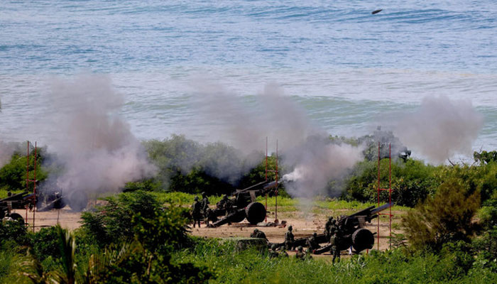 Thursdays exercise in Taiwan’s southernmost county Pingtung lasted about an hour. — Reuters