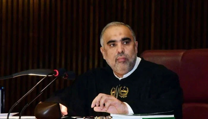 PTI leader and former National Assembly speaker Asad Qaiser. — Twiter/File