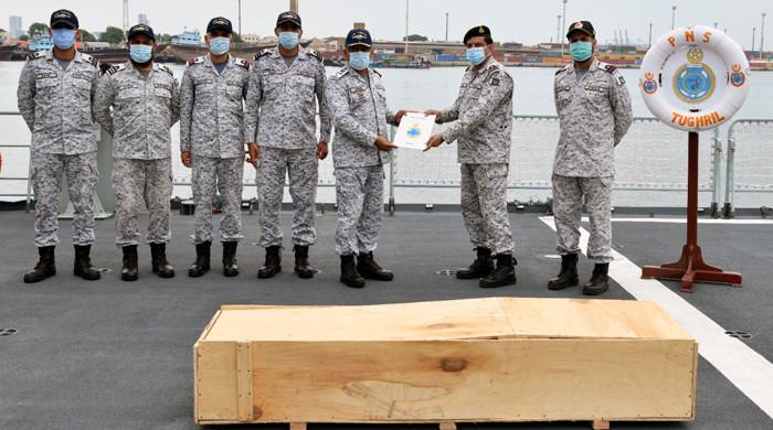 Pakistan Navy saves 9 Indian crew members after ship drowns