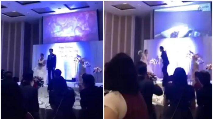 Wedding cancelled after groom plays controversial video of bride's affair with another man