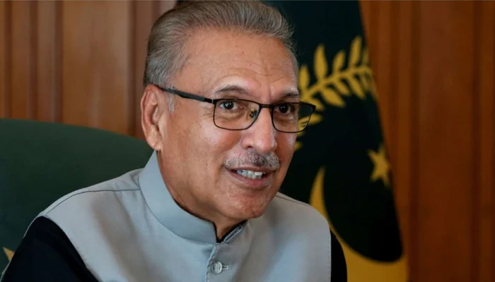 President Arif Alvi. — Reuters