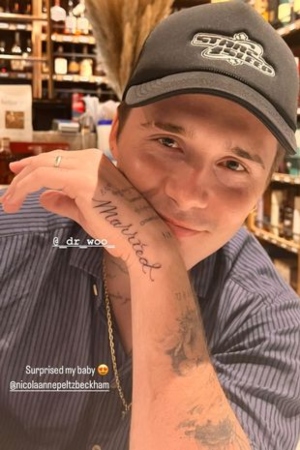 Brooklyn Beckham expresses love for wife Nicola Peltz with brand new hand tattoo