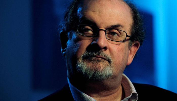 Author Salman Rushdie during an interview in 2008. Photo: REUTERS