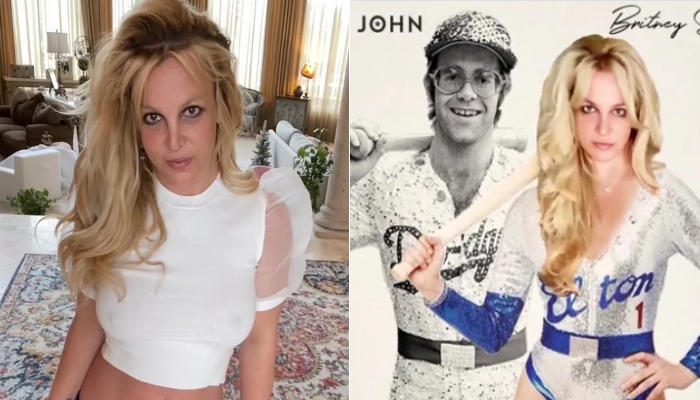 Britney Spears defends her bold presence online while teasing new collab with Sir Elton John