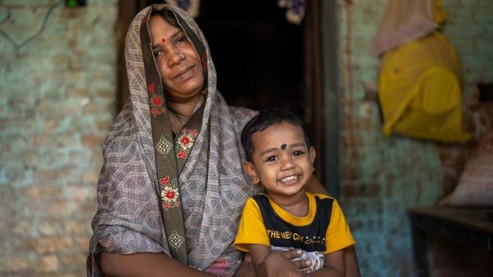 Lockdown Kakkandi, 2, was born on March 24 2020 when PM Modi declared nationwide shutdown. — BBC