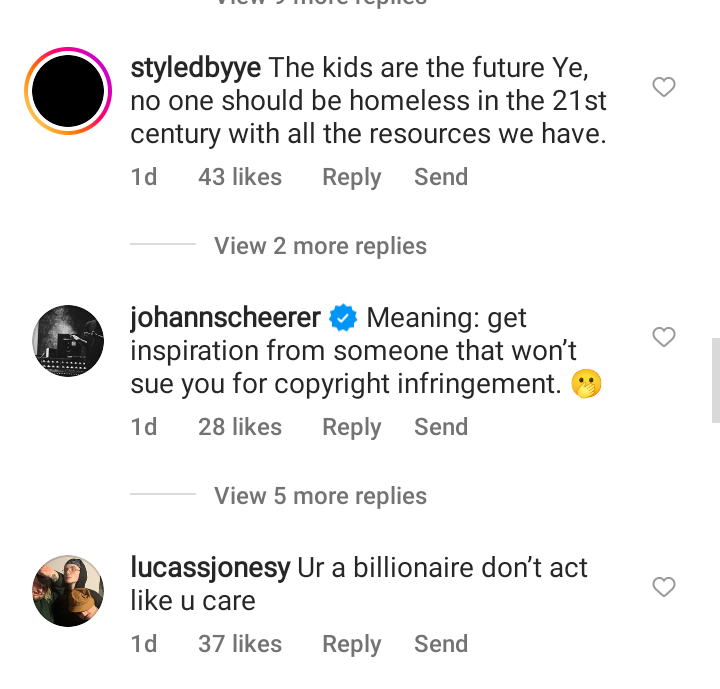 Kanye West receives backlash for his Instagram post