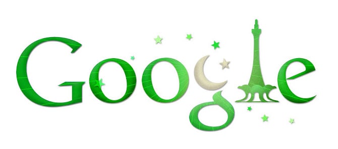 Google shared this doodle of the Minar-e-Pakistan to mark Pakistans Independence Day in 2011.