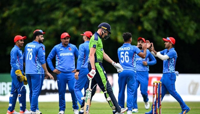 Afghanistan level T20 series with Ireland at 2-2. Photo: Afghanistan Cricket Board