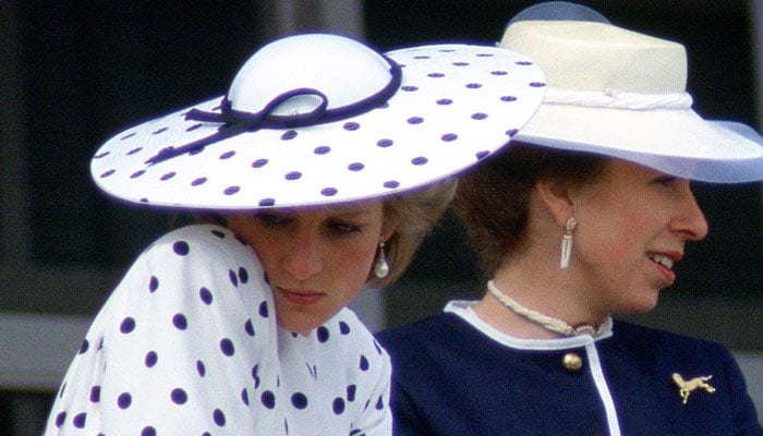 Silly girl Diana was scarfed off by scornful stare from Princess Anne