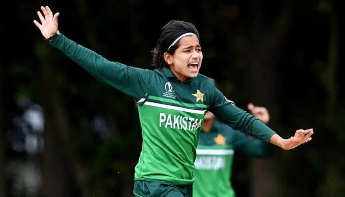 Pakistan women cricket team’s fast bowler Fatima Sana. — Photo by author