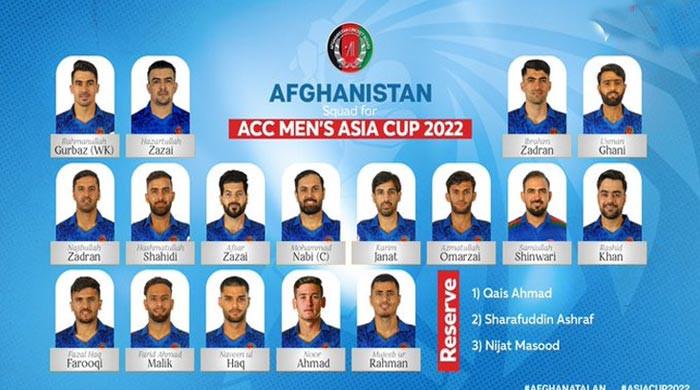 Afghanistan reveals squad for Asia Cup 2022