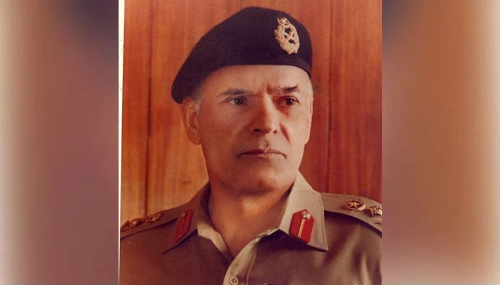 General Zia-ul-Haqs ISI Chief General Akhtar. — Twitter