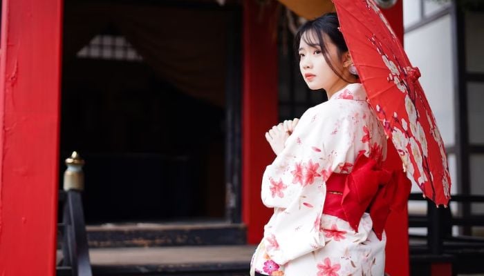 Girl wearing Japanese kimono. —Unsplash