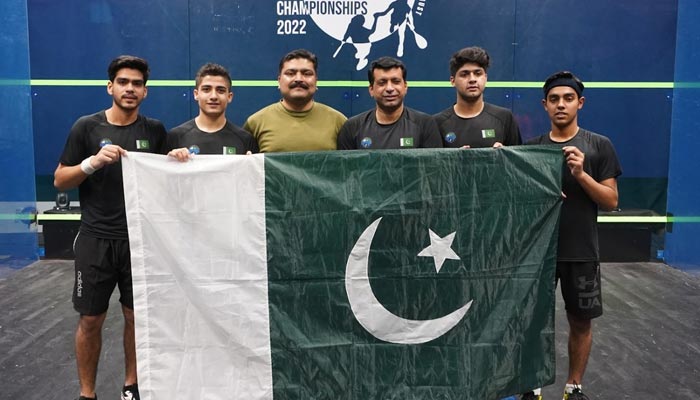 Pakistan squash team. — Provided by the reporter