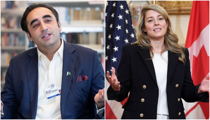 Foreign Minister Bilawal Bhutto-Zardari (L) and Canadian Foreign MinisterMélanie Joly. — Reuters/File