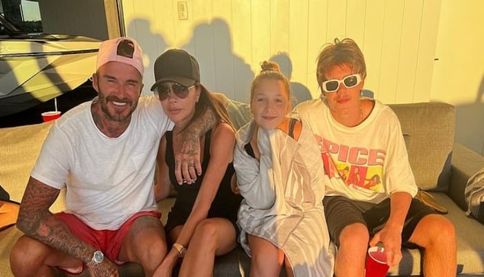David and Victoria Beckham’s son Cruz gives rare glimpse into their Miami vacay