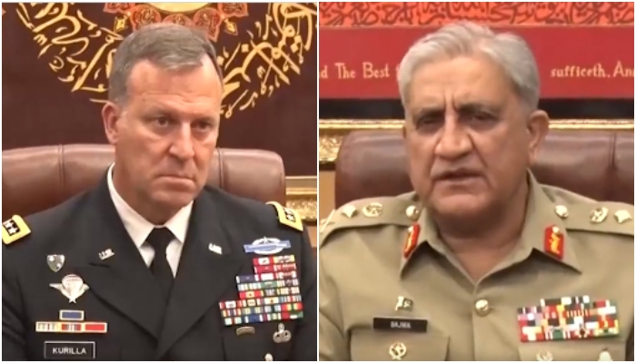 Jenderal COAS Bajwa, komandan AS membahas hubungan militer-ke-militer
