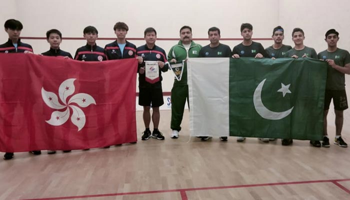 Pakistan squash team. — Provided by the reporter