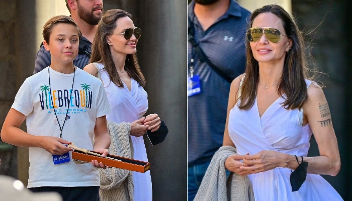 Angelina Jolie takes son Knox to Universal Studios visit amid explosive FBI exposé