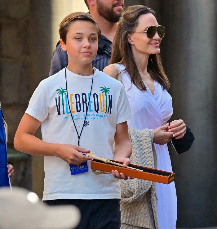 Angelina Jolie takes son Knox to Universal Studios visit amid explosive FBI exposé