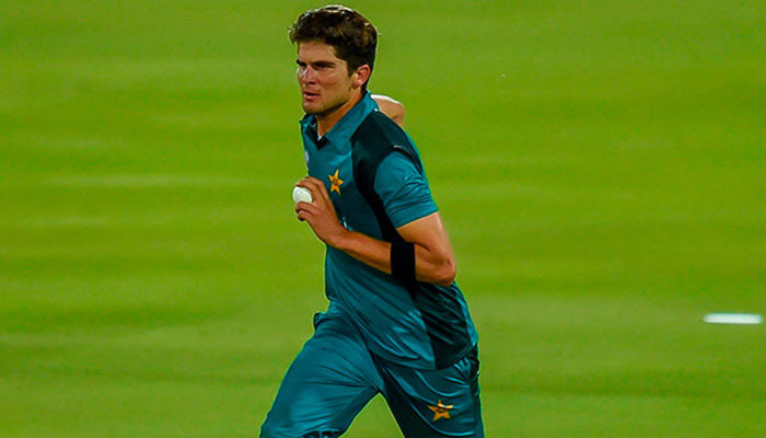 Shaheen Shah Afridi is seen in action during the 3rd ODI between South Africa and Pakistan at SuperSport Park on January 25, 2019 in Pretoria. — AFP
