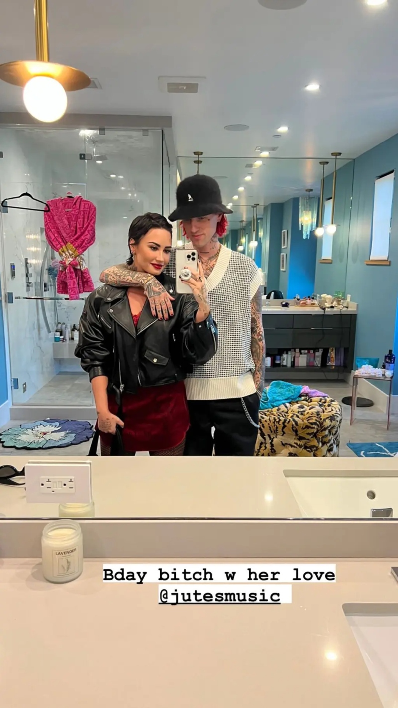 Demi Lovatos boyfriend Jute$ showers love on birthday girl, pens romantic IG post