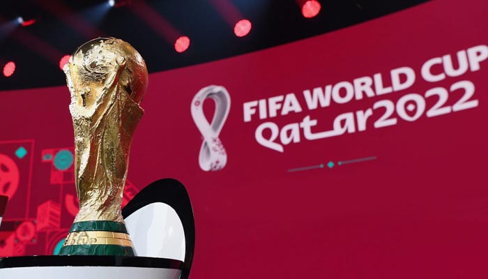 FIFA trophy. — AFP