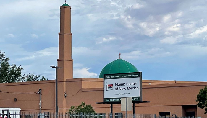 View of the Islamic Center For New Mexico (ICNM) mosque, where some of the four Muslim men murdered in the city in the last nine months, worshipped, in Albuquerque, New Mexico, US, August 10, 2022. — Reuters