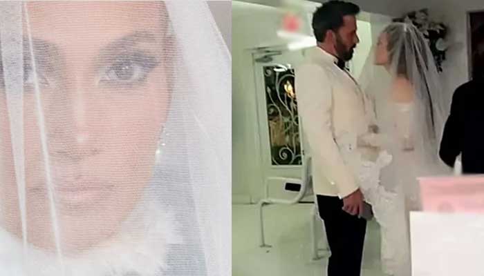 Jennifer Lopez excites fans as she shares first snap from second wedding to Ben Affleck