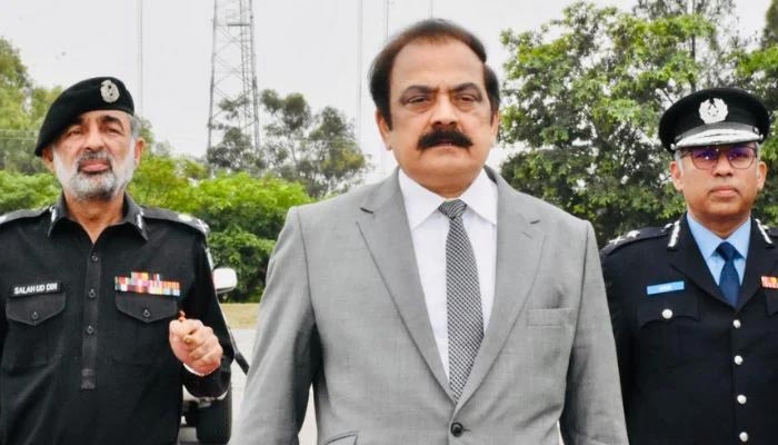 Federal Minister for Interior Rana Sanaullah — RanaSanaullahPK/Twitter