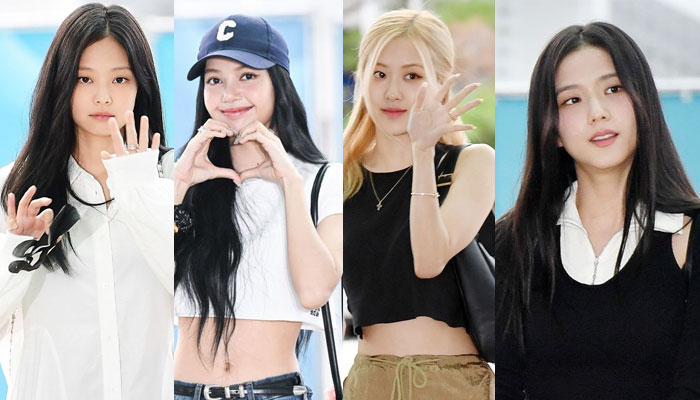 BLACKPINK seen at Incheon Airport before US departure