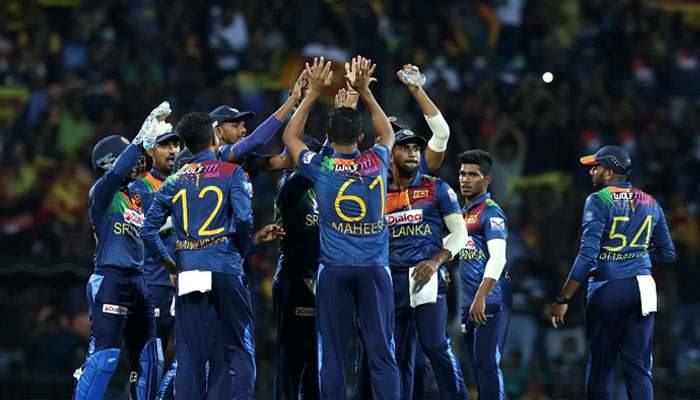 Sri Lanka players celebrating their victory. — ICC/File