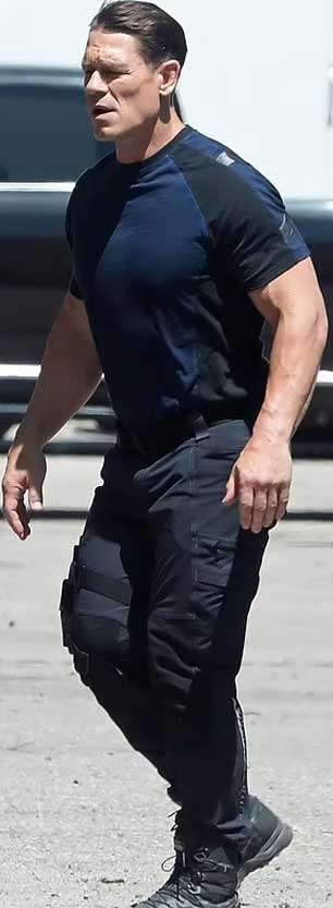 John Cena amazes fans as he flaunts his musclebound arms on the set of Fast And Furious sequel