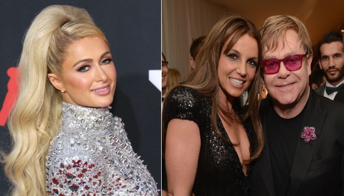 Paris Hilton cheers for ‘queen’ Britney Spears as she celebrates Elton John duet