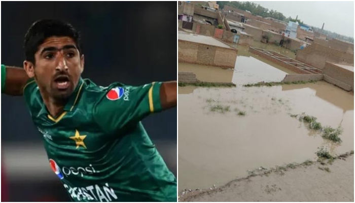 Pakistan pacer Shahnawaz Dahani and his village. — PCB/Facebook