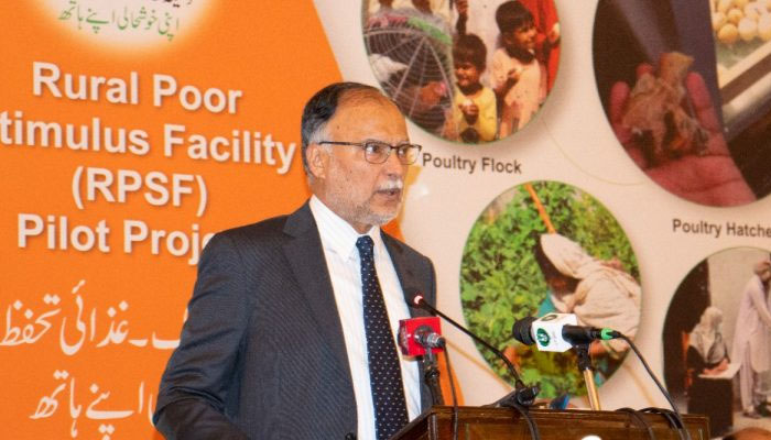 Minister for Planning, Development and Special Initiatives Ahsan Iqbal. —APP