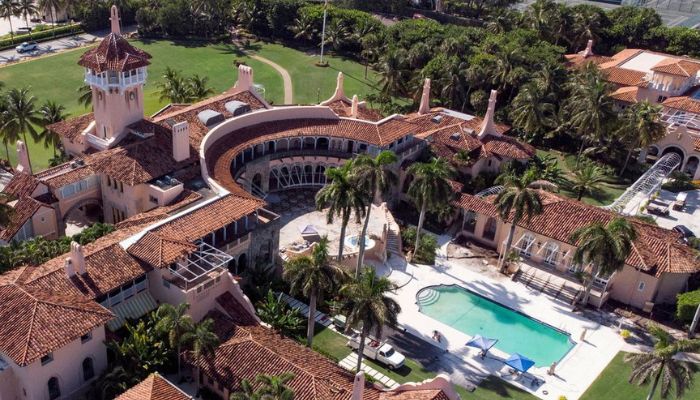 An aerial view of former US President Donald Trumps Mar-a-Lago home after Trump said that FBI agents searched it, in Palm Beach, Florida, U.S. August 15, 2022. — Reuters
