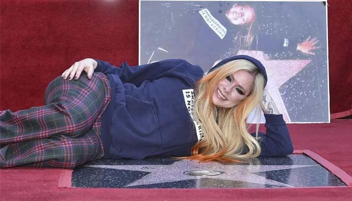 Avril Lavigne gets a star on the Hollywood Walk of Fame.