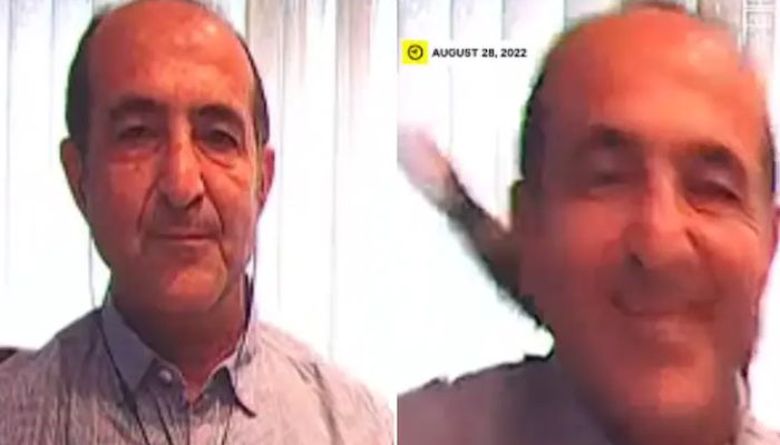 Cat menampar analis olahraga Turki Huseyin Ozkok di siaran langsung TV