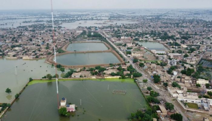 Tens of millions of people have been impacted by the flooding, with entire towns under water. — AFP