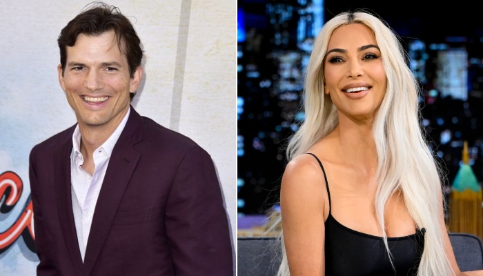 Ashton Kutcher showers praises on Kim Kardashian during Peloton workout class