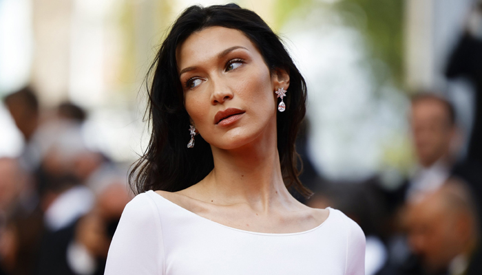 Bella Hadid at the 75th Cannes Film Festival, Screening of the film Broker (Les bonnes etoiles) in competition, Cannes, France, May 26, 2022. — Reuters